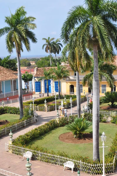 Trinidad Cuba Praça Parque — Fotografia de Stock