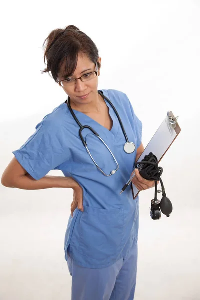 Atractivo Asiático Filipino Enfermera Médico Salud Trabajador —  Fotos de Stock