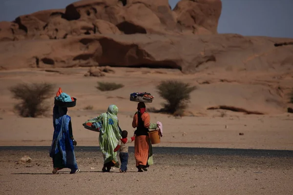 Landschappelijk Uitzicht Natuur Sahara Woestijn — Stockfoto