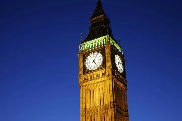 Big Ben Στο Λονδίνο Ηνωμένο Βασίλειο — Φωτογραφία Αρχείου