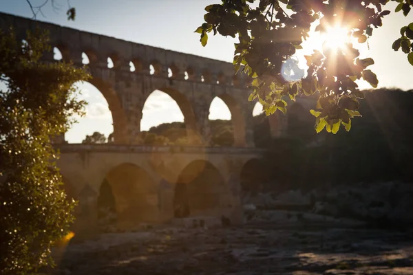 Pont Gard Langwedocja Roussillon Francja — Zdjęcie stockowe