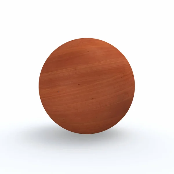 木製ボール 丸い球 — ストック写真
