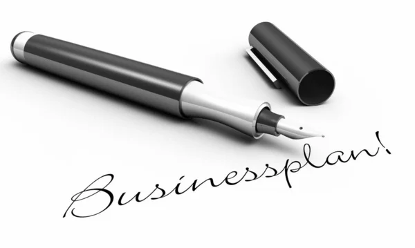 Бізнес План Концепція Ручки — стокове фото