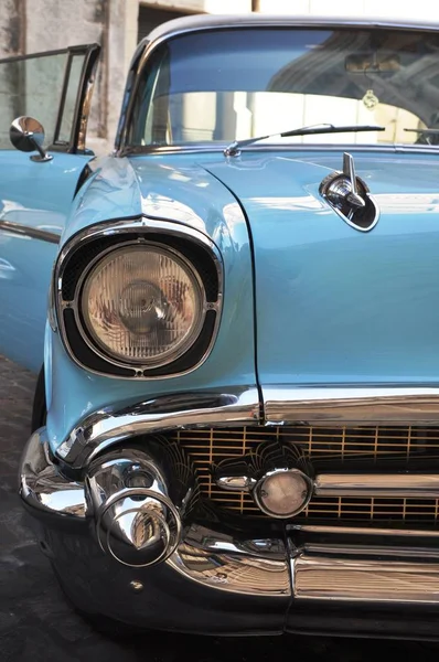 Vintage Αυτοκίνητο Στην Havana Στην Κούβα — Φωτογραφία Αρχείου