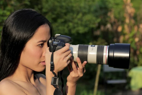 Retrato Mulher Jovem — Fotografia de Stock