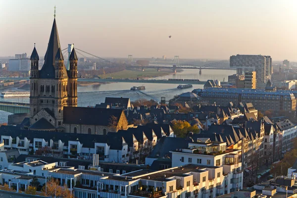 Cidade Velha Cologne Grande Martin Igreja — Fotografia de Stock