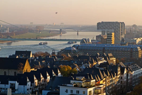 Kölns Gamla Stad Kranbyggnader Köln — Stockfoto