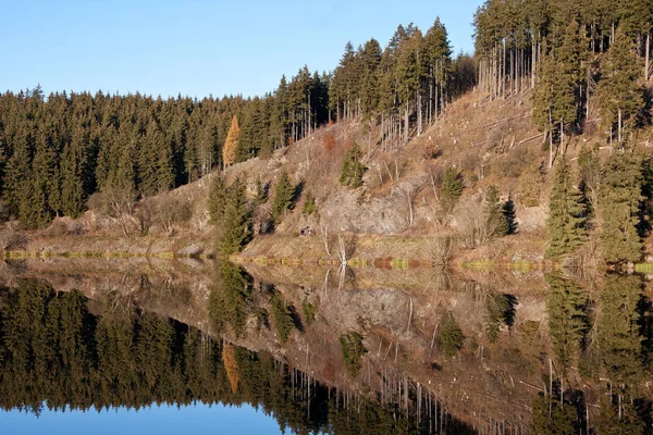 Hassel Barrage Auxiliaire Dans Harz — Photo