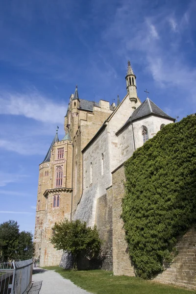 Vista Panorámica Majestuosa Arquitectura Medieval Del Castillo — Foto de Stock