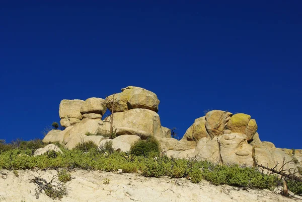 Formations Rocheuses Sur Chemin Mont Lemmon Forêt Nationale Coronado Arizona — Photo