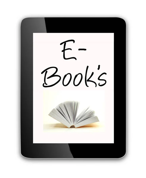 Tablet Books — Fotografia de Stock