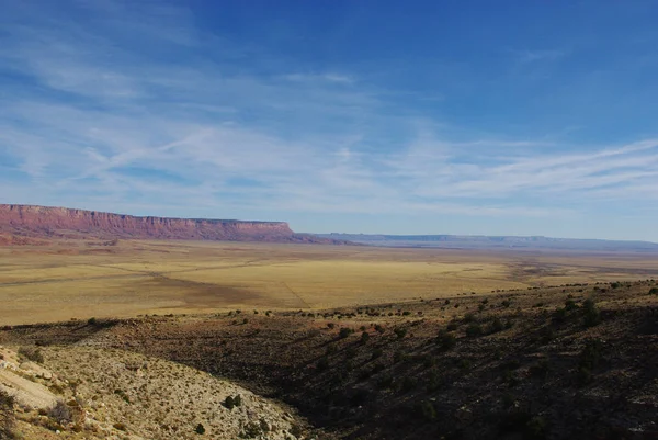 Верміліонні Скелі Рівнини Бік Уфу Поблизу Сторінки Arizona — стокове фото