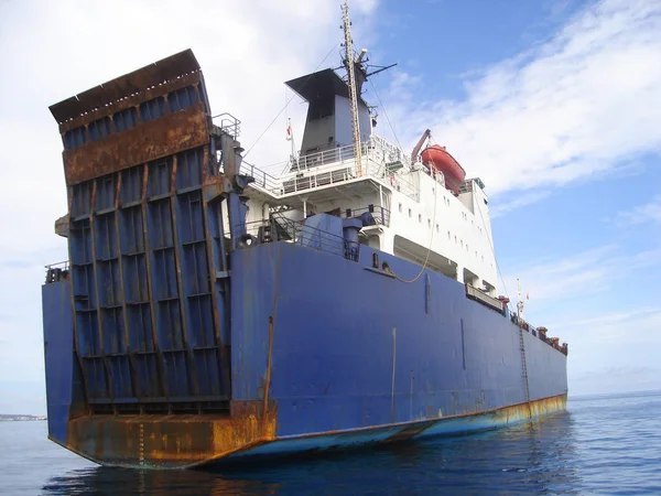 Cargo Ship Sea Transport Shipping — Stock Photo, Image