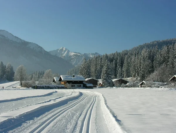 Vista Panorâmica Bela Paisagem Alpes — Fotografia de Stock