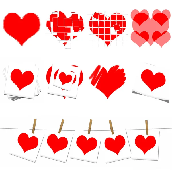 Heart Icon Holiday Concept — Stockfoto