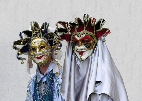 Masque Carnaval Dans Rue — Photo