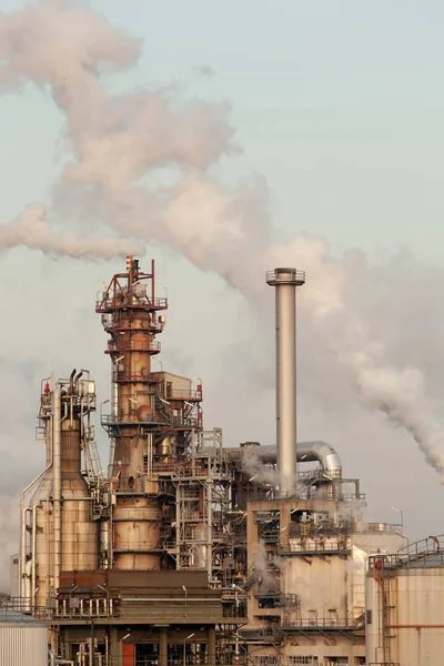 Refinaria Produção Industrial Fornecimento Combustível — Fotografia de Stock