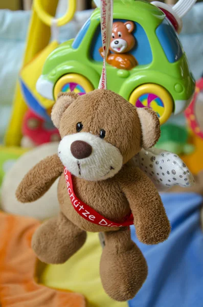 Zbliżenie Kolorowych Zabawek Dla Dzieci — Zdjęcie stockowe
