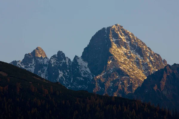Lomnicky Peak Vysoke Tatry High Tatras Eslovaquia — Foto de Stock