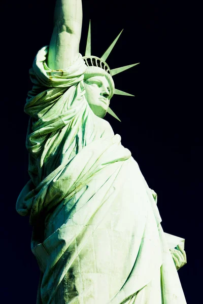 Dettaglio Del Monumento Nazionale Alla Statua Della Libertà New York — Foto Stock