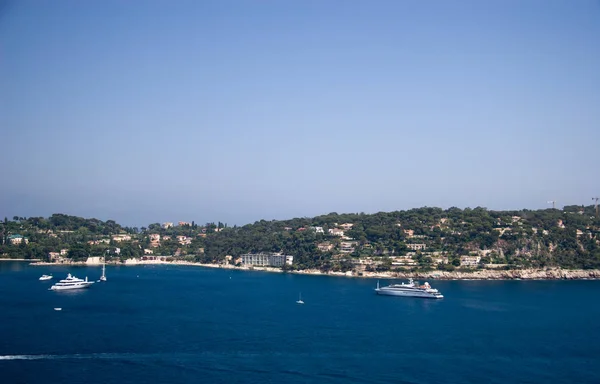 Lagune Côte Azur Avec Beaucoup Yachts Luxe — Photo