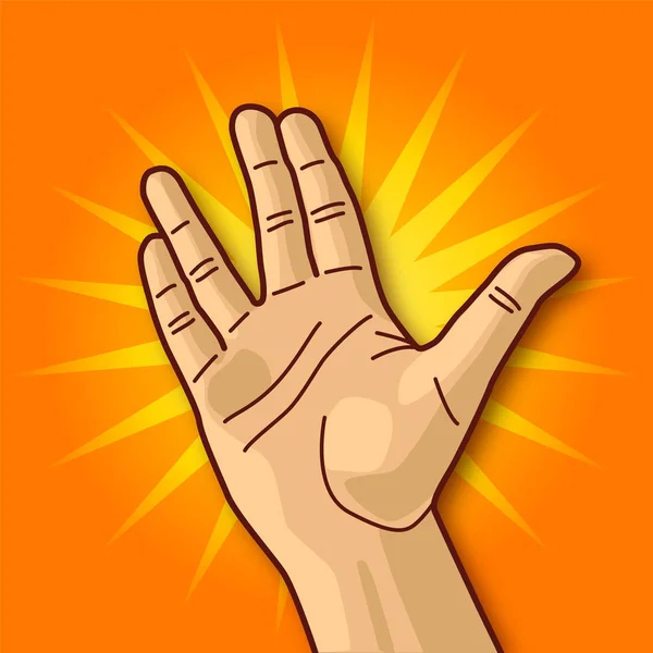 Closeup Hand Sign Gesture — Stock Photo, Image