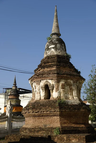 Rovine Chedi Chiang Mai Thailandia — Foto Stock