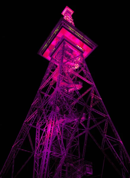 Violette Funkturm Berlina — Zdjęcie stockowe