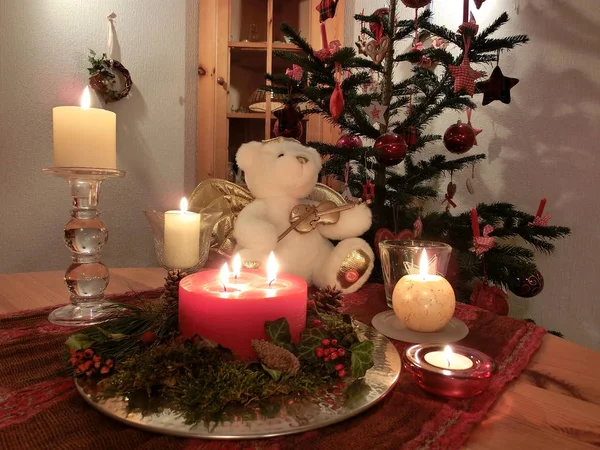 Vacker Utsikt Över Jul Semester — Stockfoto
