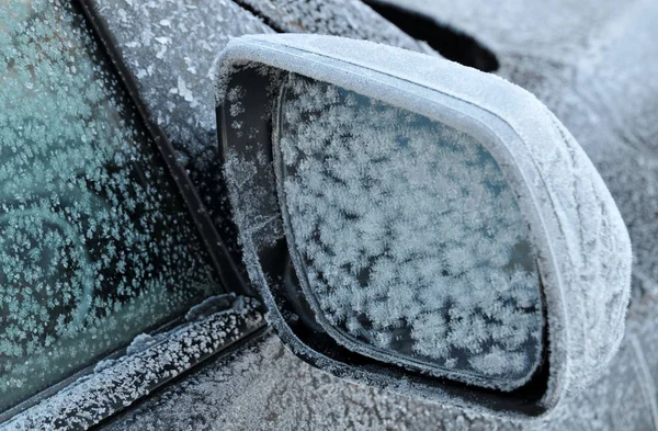 Bilbarnstol Snön — Stockfoto