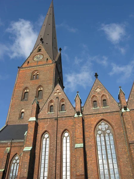 Iglesia Sankt Petri Hamburguesburgo — Foto de Stock