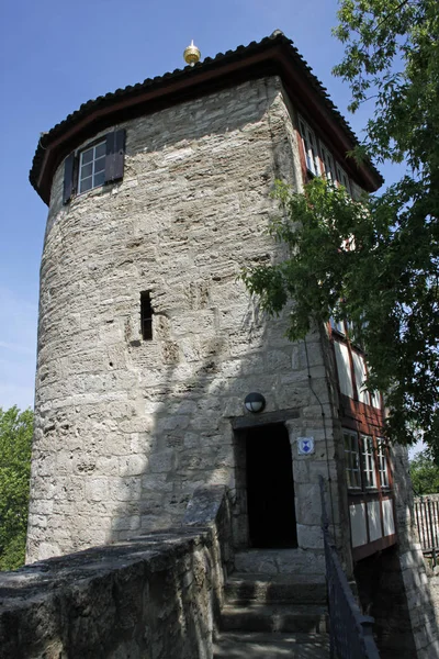 Nemocnice Věž Opevnění Muehlhausen — Stock fotografie
