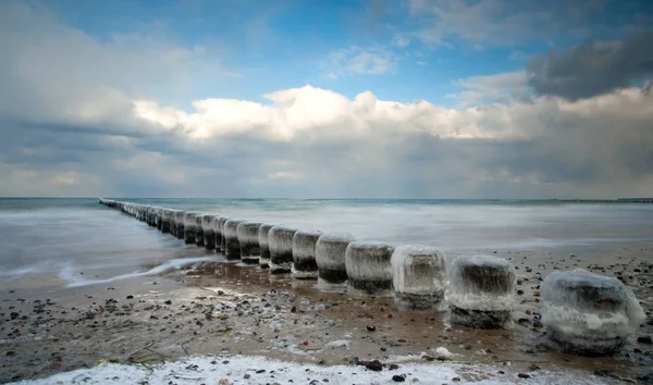 Bella Vista Sulla Riva Del Mare — Foto Stock