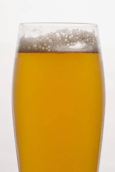 Feche Cerveja Saison Vidro Adequado — Fotografia de Stock