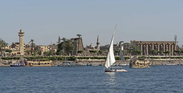 Mısır Daki Nil Tarihi Lüksüne Göz Yumuyorlar — Stok fotoğraf