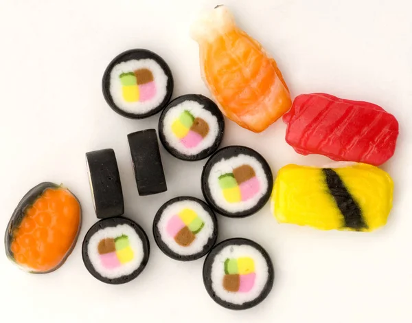 Japanilainen Keittiö Sushi Aasialainen Ruoka Kalan Kanssa — kuvapankkivalokuva