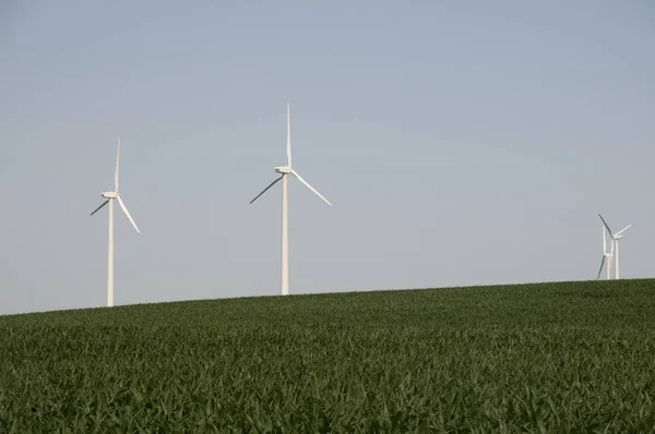 Вітрові Турбіни Альтернативна Енергія Вітру — стокове фото