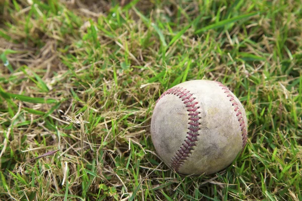 Baseball Polu Trawy — Zdjęcie stockowe