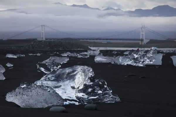 Islândia Paisagem Paisagem Com Gelo — Fotografia de Stock
