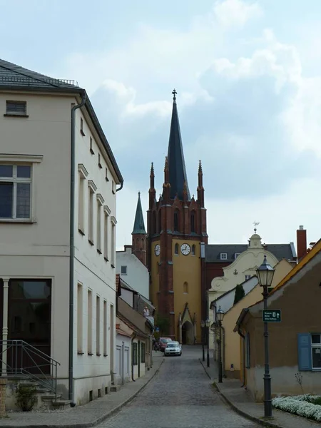 Brandenburg Der Havel Uma Cidade Alemã Oeste Berlim — Fotografia de Stock