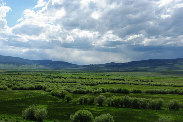 Wysoka Zielona Dolina Pobliżu Polaris Montana — Zdjęcie stockowe