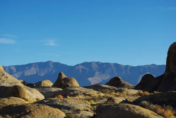 Alabama Hills Inyo Mountains Morning Light California — Stock Photo, Image