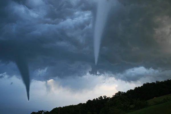 Tornado Hurrikan Himmel Naturkatastrophe — Stockfoto