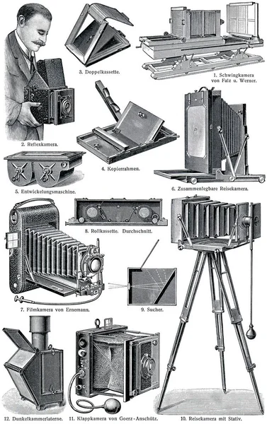 Fotoaccessoires Publicatie Van Het Boek Meyers Konversations Lexikon Volume Leipzig — Stockfoto