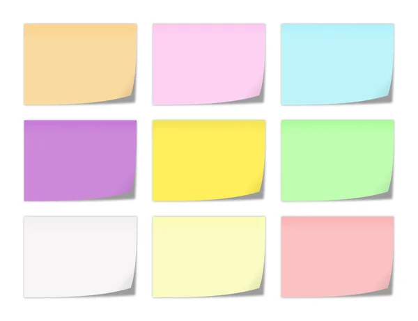 Συλλογή Σημειωματάριων Διάφορα Χρώματα — Φωτογραφία Αρχείου