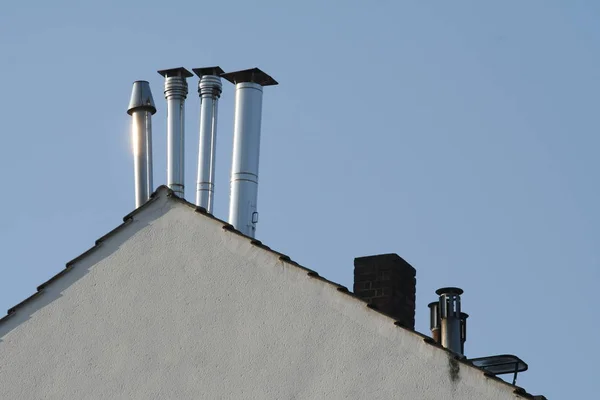 Chimney Roof Building — Stock Photo, Image