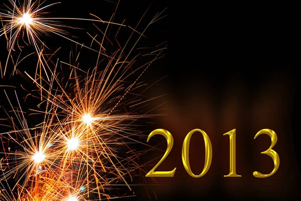 New Year 2016 Sparkle Firework — Stock Photo, Image
