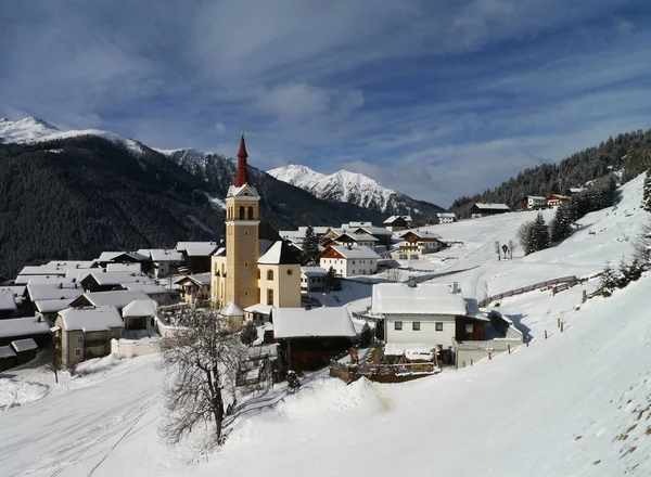 Vista Panorâmica Bela Paisagem Alpes — Fotografia de Stock