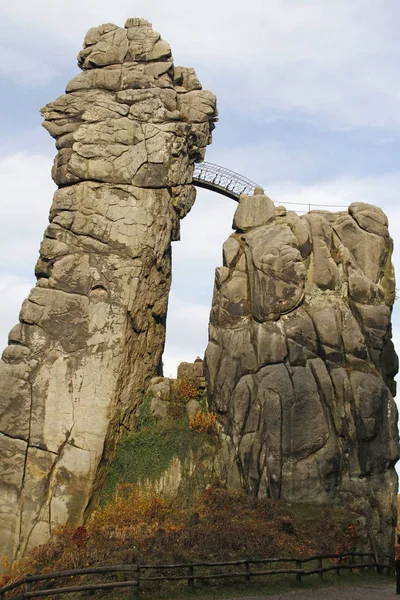 砂岩の景観と地質学 — ストック写真