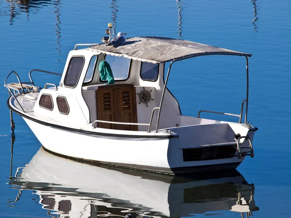 Navire Ligne Dans Eau Mer Voyage — Photo